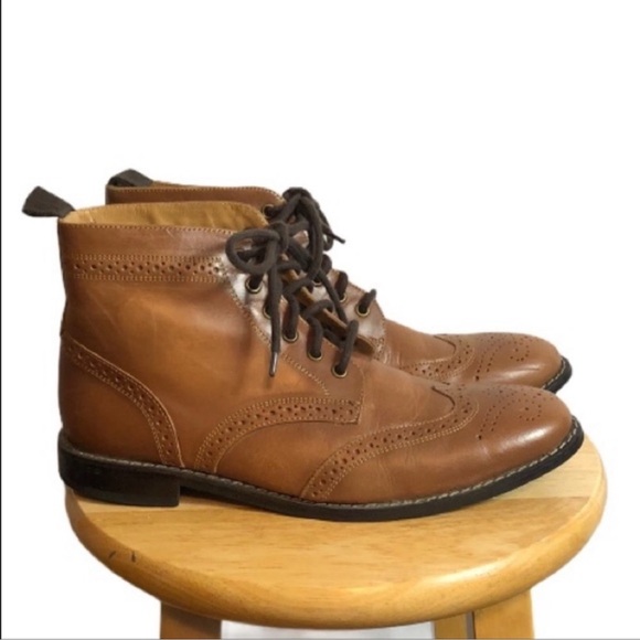 Cobbler Men’s Wingtip Boots Size 42 US size 9 - Picture 1 of 7